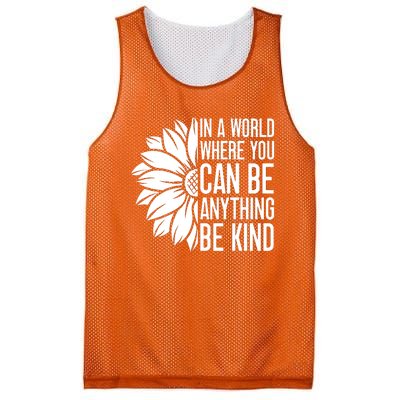 Flower Be Kind Unity Day Orange Anti Bullying Kids Unity Day Mesh Reversible Basketball Jersey Tank