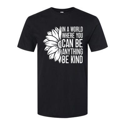 Flower Be Kind Unity Day Orange Anti Bullying Kids Unity Day Softstyle CVC T-Shirt