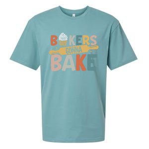 Funny Baking Lover Bakers Gonna Bake Pastry Chef Meme Gift Sueded Cloud Jersey T-Shirt