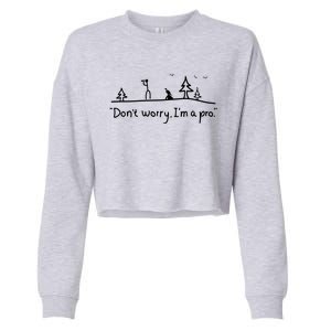 For Bird Lovers Cropped Pullover Crew