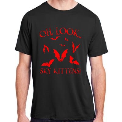 Funny Bat Lover Gift For Men Women Cool Sky Kittens Horror Adult ChromaSoft Performance T-Shirt