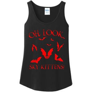 Funny Bat Lover Gift For Men Women Cool Sky Kittens Horror Ladies Essential Tank