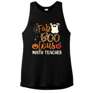 Fab Boo Lous Math Teacher Leopard Spooky Halloween Costume Ladies PosiCharge Tri-Blend Wicking Tank