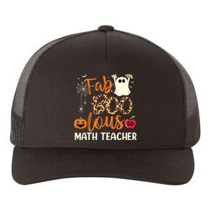 Fab Boo Lous Math Teacher Leopard Spooky Halloween Costume Yupoong Adult 5-Panel Trucker Hat