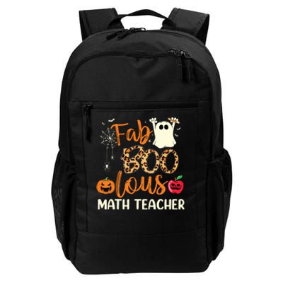 Fab Boo Lous Math Teacher Leopard Spooky Halloween Costume Daily Commute Backpack