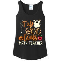 Fab Boo Lous Math Teacher Leopard Spooky Halloween Costume Ladies Essential Tank