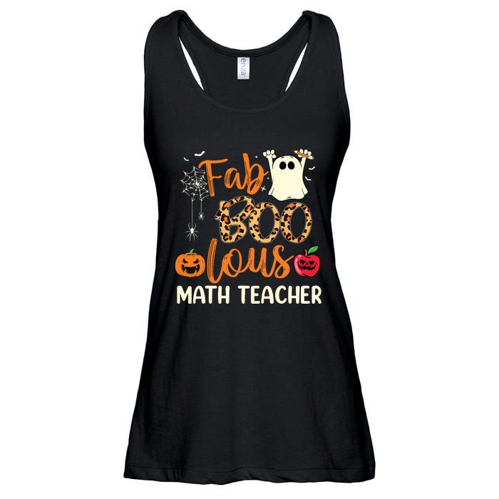 Fab Boo Lous Math Teacher Leopard Spooky Halloween Costume Ladies Essential Flowy Tank