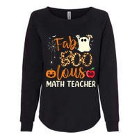 Fab Boo Lous Math Teacher Leopard Spooky Halloween Costume Womens California Wash Sweatshirt