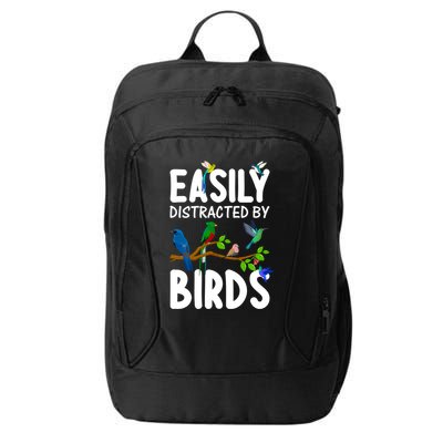 Funny Bird Lover Art Ornithology Bird Watcher Gift City Backpack