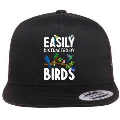 Funny Bird Lover Art Ornithology Bird Watcher Gift Flatbill Hat