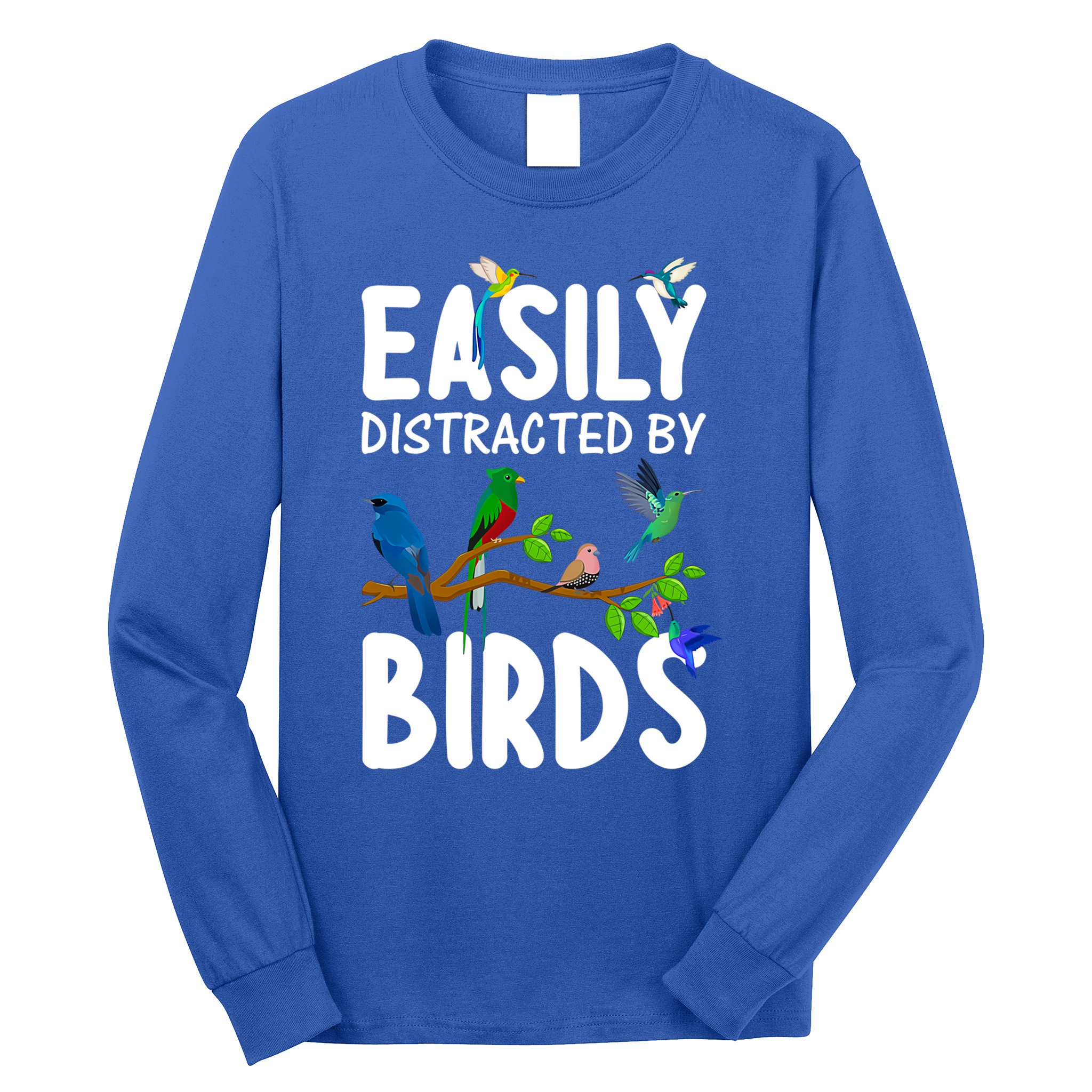 Funny Bird Lover Art Ornithology Bird Watcher Gift Long Sleeve Shirt