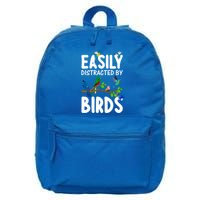 Funny Bird Lover Art Ornithology Bird Watcher Gift 16 in Basic Backpack