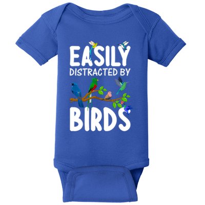 Funny Bird Lover Art Ornithology Bird Watcher Gift Baby Bodysuit