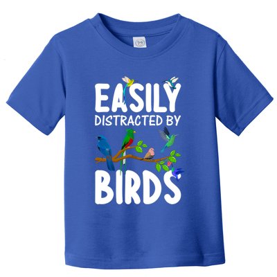 Funny Bird Lover Art Ornithology Bird Watcher Gift Toddler T-Shirt