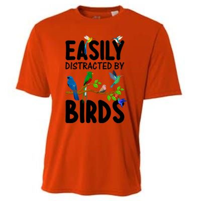 Funny Bird Lover Art Ornithology Bird Watcher Cool Gift Cooling Performance Crew T-Shirt