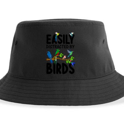 Funny Bird Lover Art Ornithology Bird Watcher Cool Gift Sustainable Bucket Hat