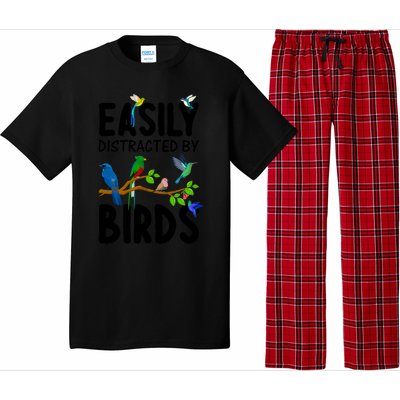 Funny Bird Lover Art Ornithology Bird Watcher Cool Gift Pajama Set