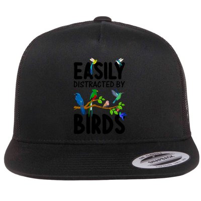 Funny Bird Lover Art Ornithology Bird Watcher Cool Gift Flatbill Hat
