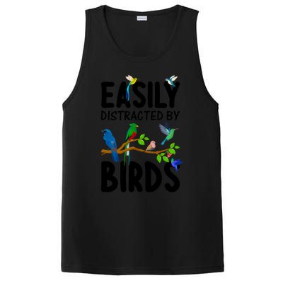 Funny Bird Lover Art Ornithology Bird Watcher Cool Gift PosiCharge Competitor Tank