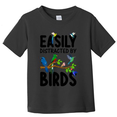 Funny Bird Lover Art Ornithology Bird Watcher Cool Gift Toddler T-Shirt
