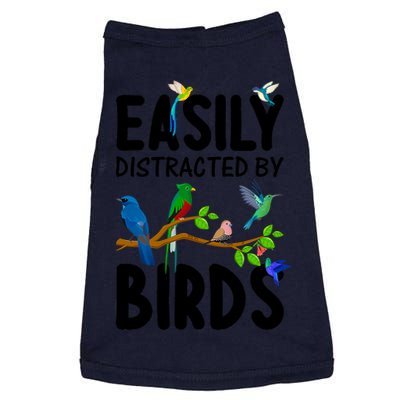 Funny Bird Lover Art Ornithology Bird Watcher Cool Gift Doggie Tank