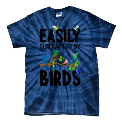 Funny Bird Lover Art Ornithology Bird Watcher Cool Gift Tie-Dye T-Shirt