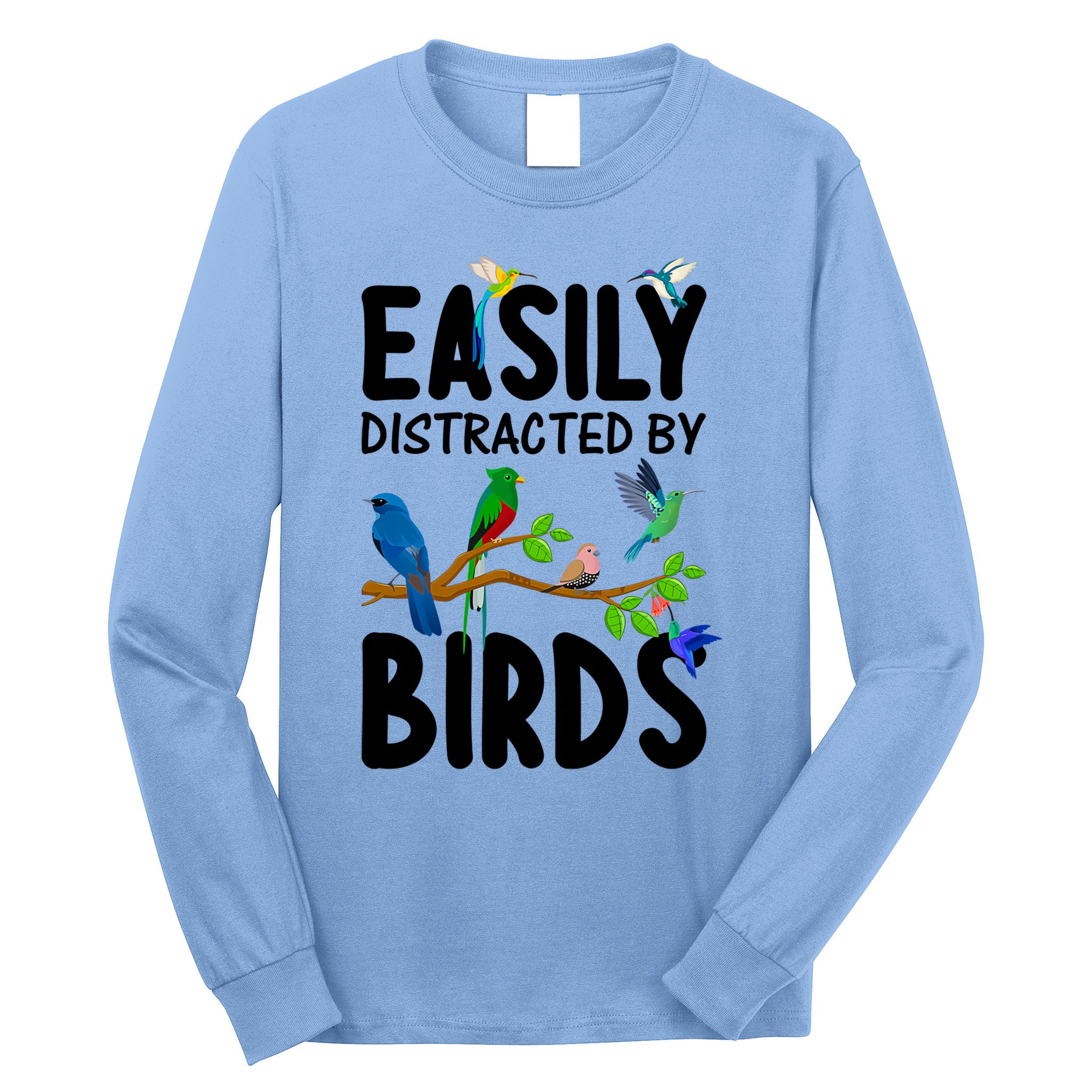 Funny Bird Lover Art Ornithology Bird Watcher Cool Gift Long Sleeve Shirt