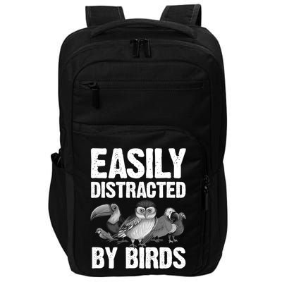 Funny Bird Lover Art Ornithology Bird Watcher Gift Impact Tech Backpack