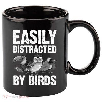 Funny Bird Lover Art Ornithology Bird Watcher Gift 11oz C Handle Ceramic Mug