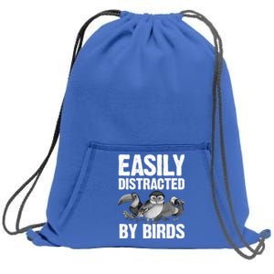 Funny Bird Lover Art Ornithology Bird Watcher Gift Sweatshirt Cinch Pack Bag