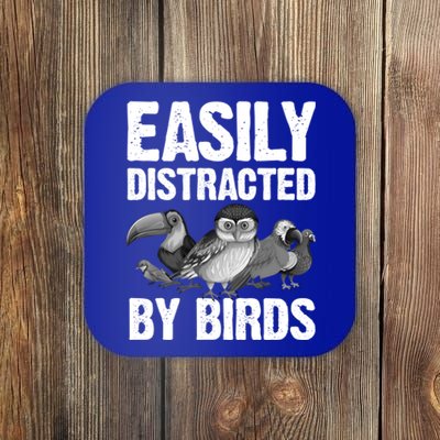 Funny Bird Lover Art Ornithology Bird Watcher Gift Coaster