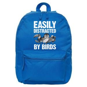 Funny Bird Lover Art Ornithology Bird Watcher Gift 16 in Basic Backpack