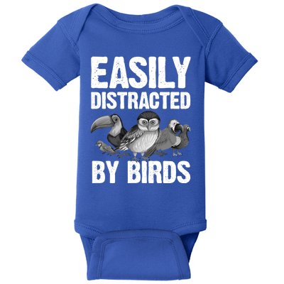 Funny Bird Lover Art Ornithology Bird Watcher Gift Baby Bodysuit