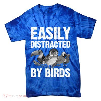 Funny Bird Lover Art Ornithology Bird Watcher Gift Tie-Dye T-Shirt