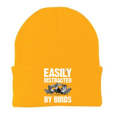 Funny Bird Lover Art Ornithology Bird Watcher Gift Knit Cap Winter Beanie