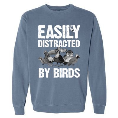 Funny Bird Lover Art Ornithology Bird Watcher Gift Garment-Dyed Sweatshirt