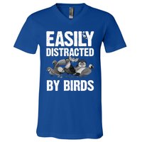 Funny Bird Lover Art Ornithology Bird Watcher Gift V-Neck T-Shirt