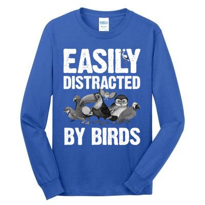 Funny Bird Lover Art Ornithology Bird Watcher Gift Tall Long Sleeve T-Shirt