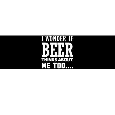 Funny Beer Lover Phrase Bumper Sticker