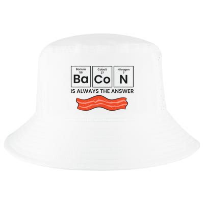 Funny Bacon Lover Bacon Is Always The Answer Cool Comfort Performance Bucket Hat