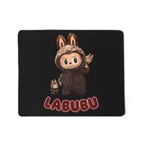 Funny Brown Labubu Cute Labubu The Monsters Mousepad