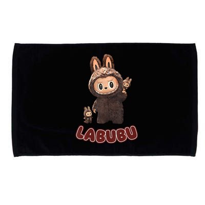 Funny Brown Labubu Cute Labubu The Monsters Microfiber Hand Towel