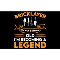 Funny Bricklayer Legend Brickmason Saying Brick Masonry Bumper Sticker