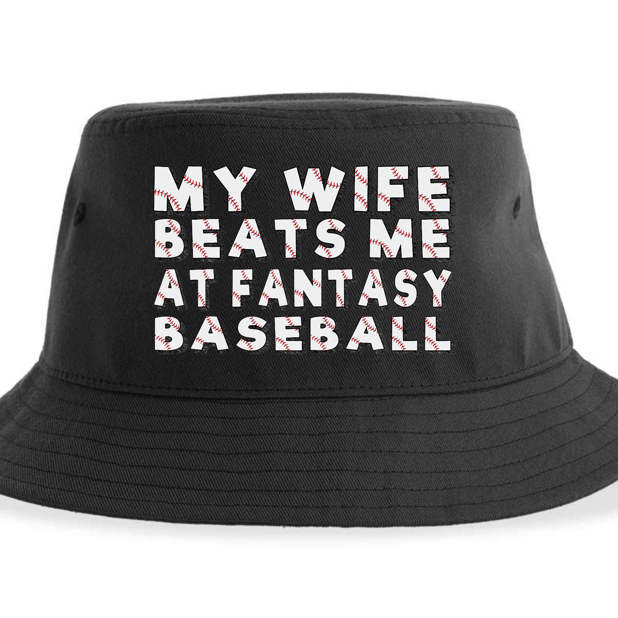 Fantasy Baseball Legend Funny Fantasy Baseball Champion Sustainable Bucket Hat