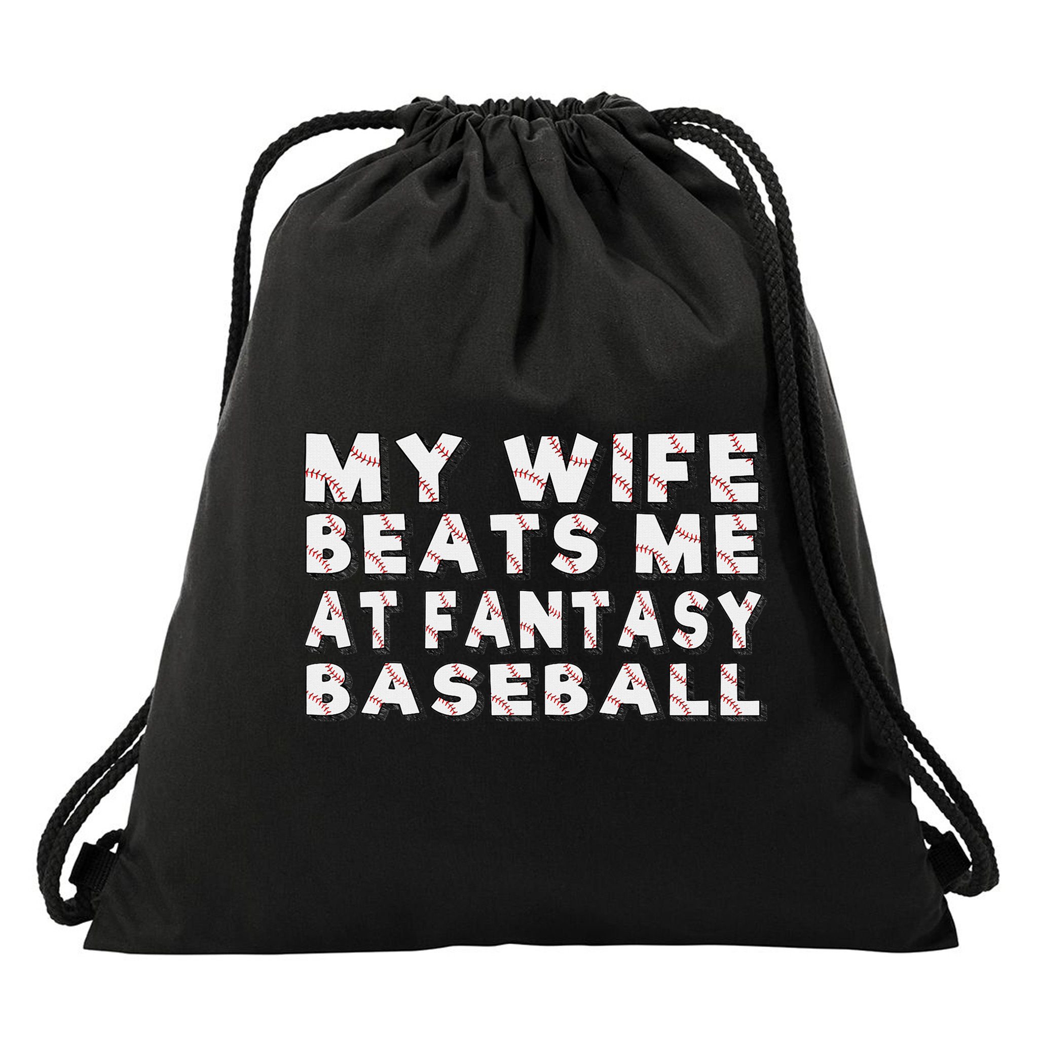 Fantasy Baseball Legend Funny Fantasy Baseball Champion Drawstring Bag