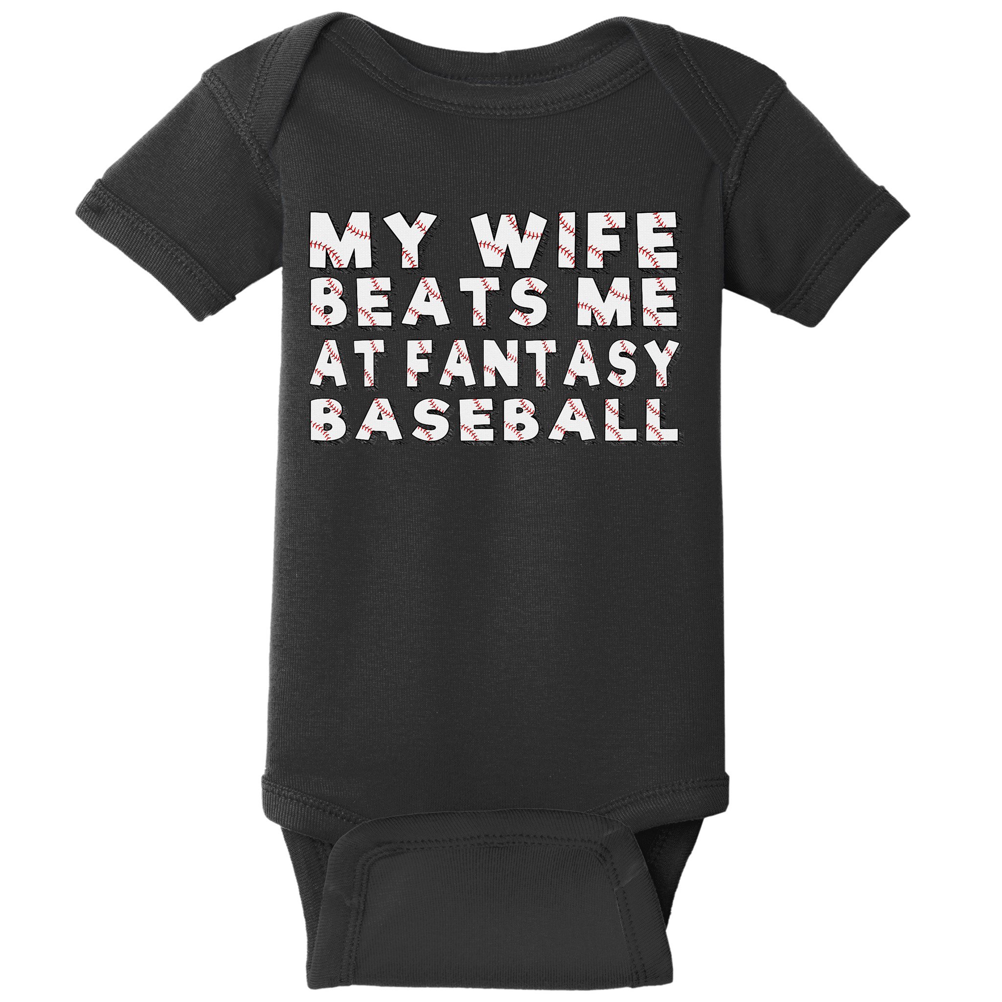 Fantasy Baseball Legend Funny Fantasy Baseball Champion Baby Bodysuit
