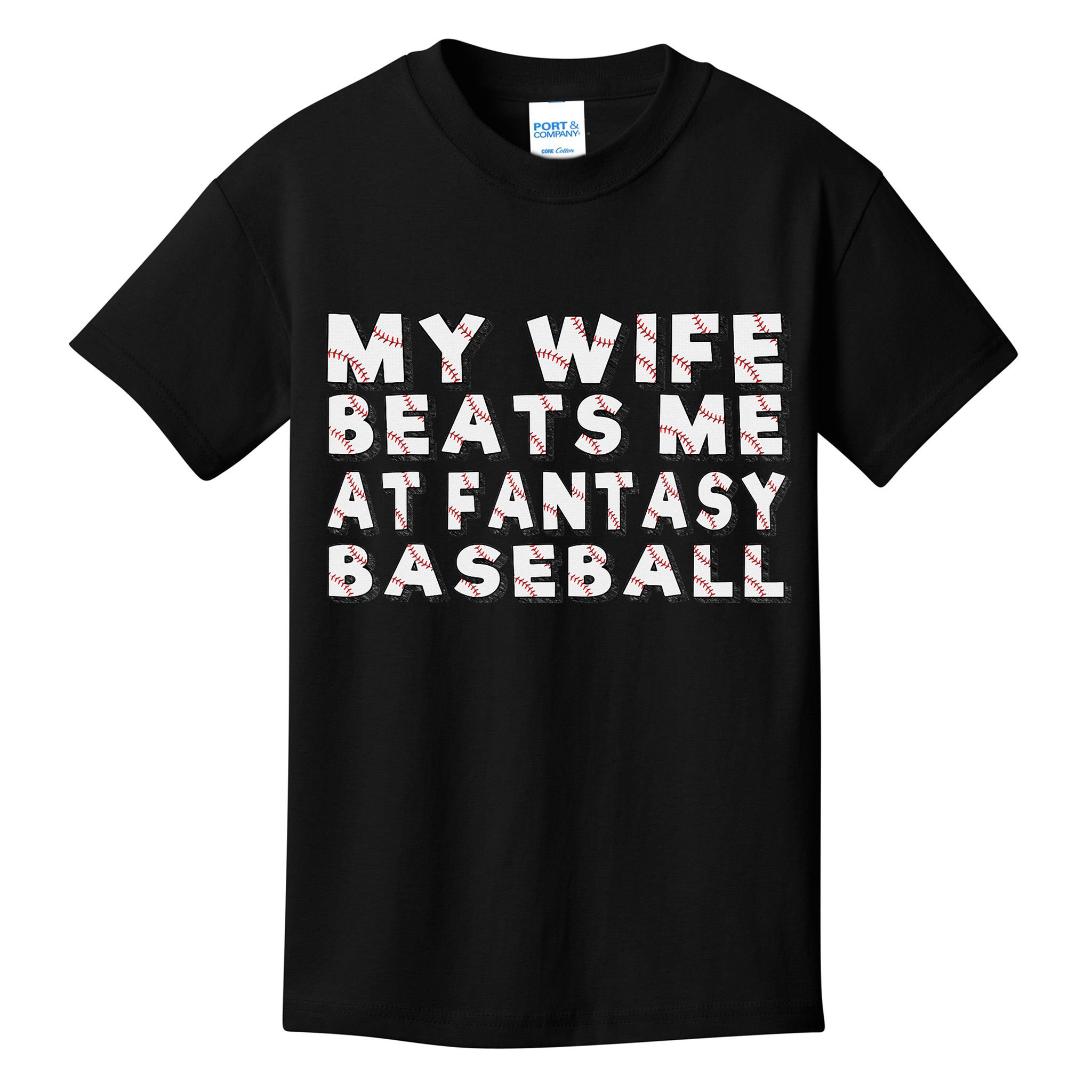 Fantasy Baseball Legend Funny Fantasy Baseball Champion Kids T-Shirt
