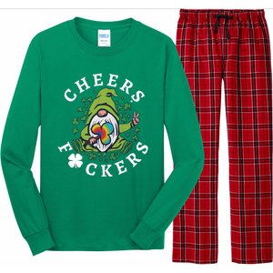 Friends Beer Lover Cheers Feckers Long Sleeve Pajama Set