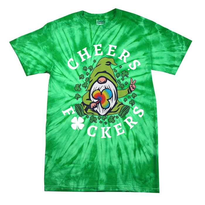 Friends Beer Lover Cheers Feckers Tie-Dye T-Shirt