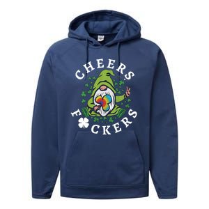 Friends Beer Lover Cheers Feckers Performance Fleece Hoodie